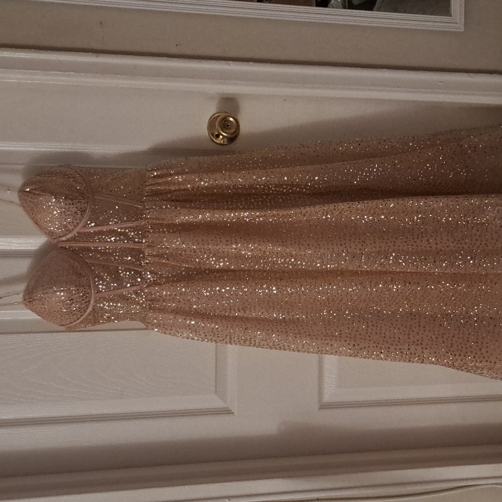Gold Jules and Cleo Dress